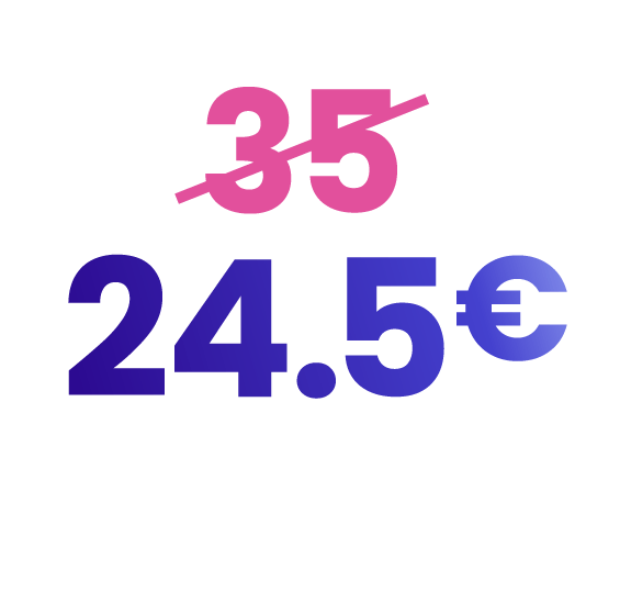 24.5€ au lieu de 35